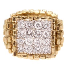 Hammerman Brothers Diamond Gold Ring