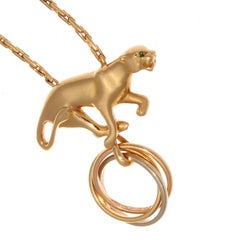 Cartier Panther Trinity Gold Necklace