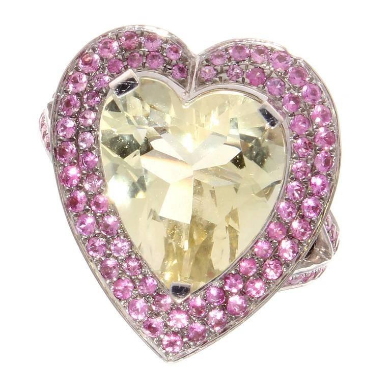 Mauboussin Gemstone Heart Ring