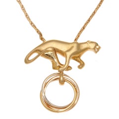 Cartier Panther Trinity Gold Necklace