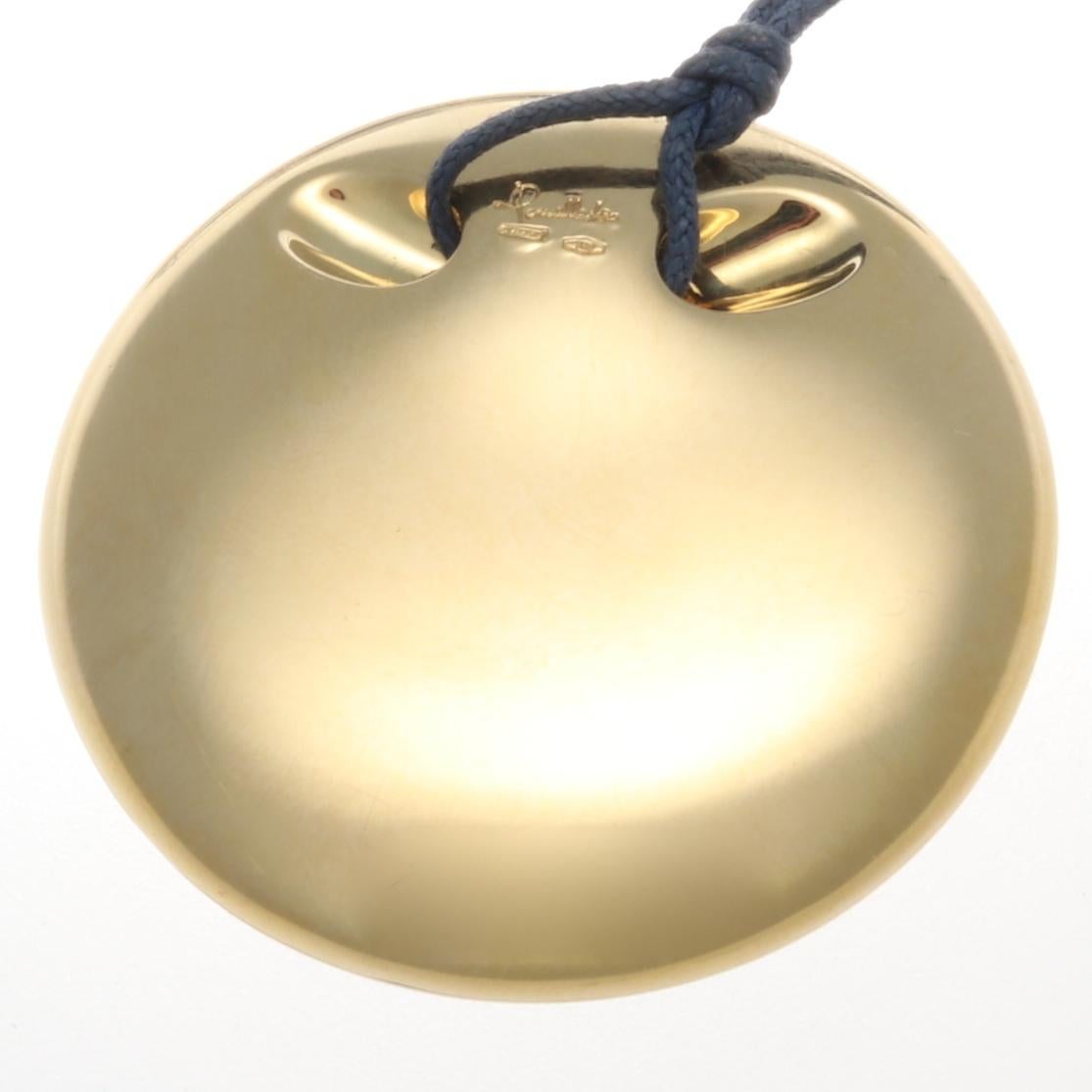 Modern Pomellato Labradorite Gold Necklace