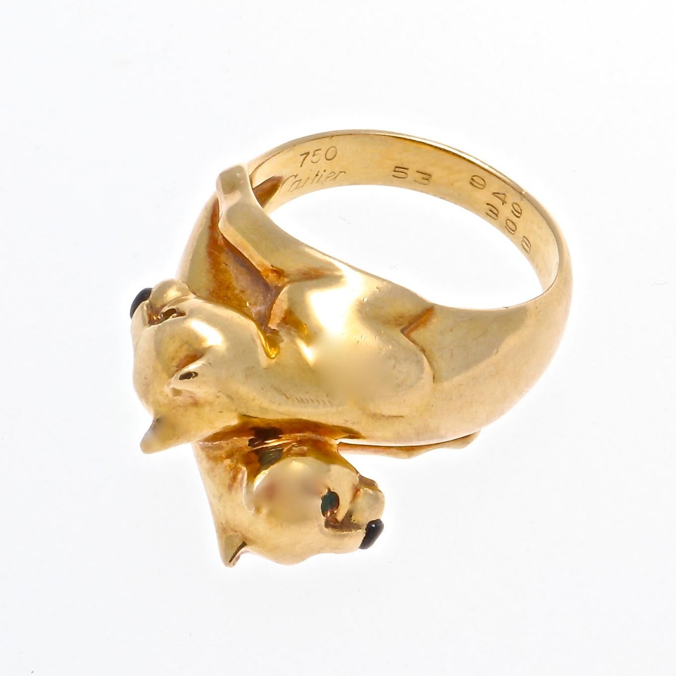 double panther ring