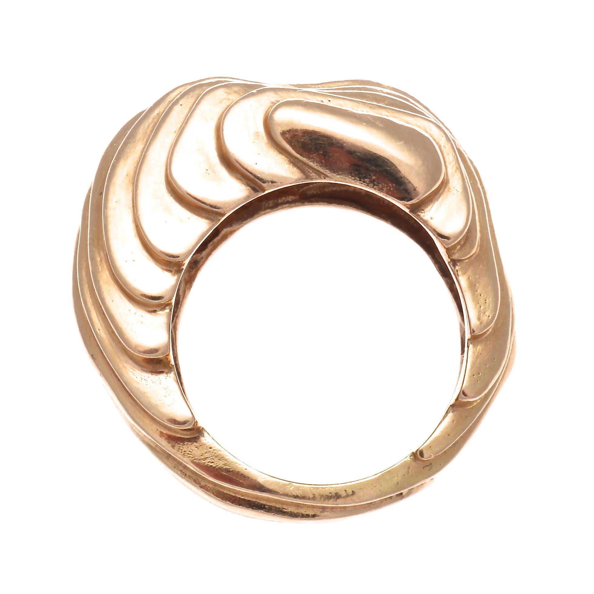 Sorab & Roshi Modernist Gold Ring