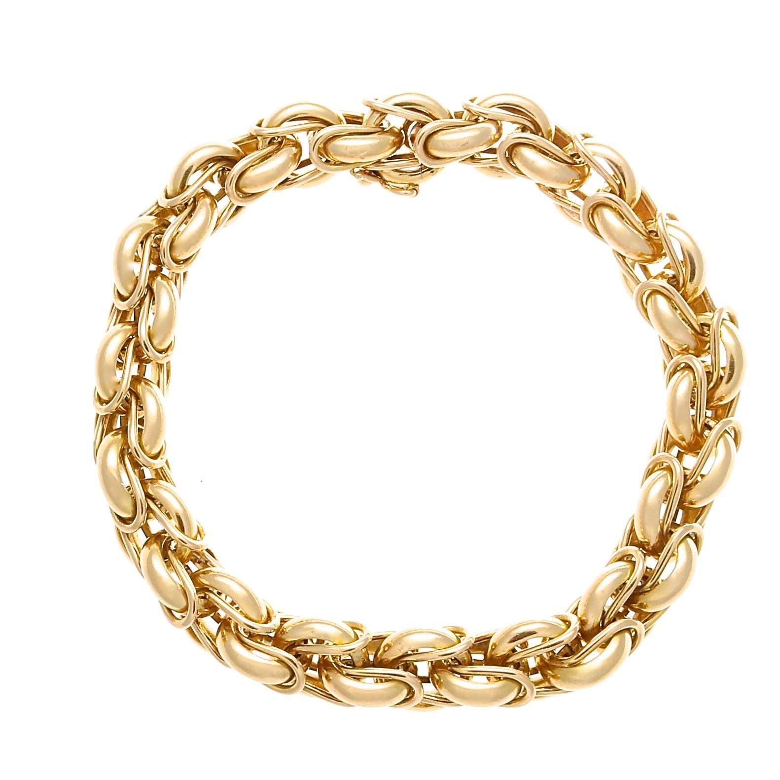 Cartier Paris Gold Link Bracelet