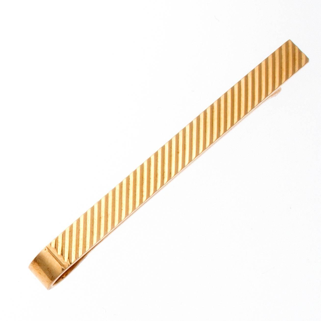 Hermes Gold Tie Clip