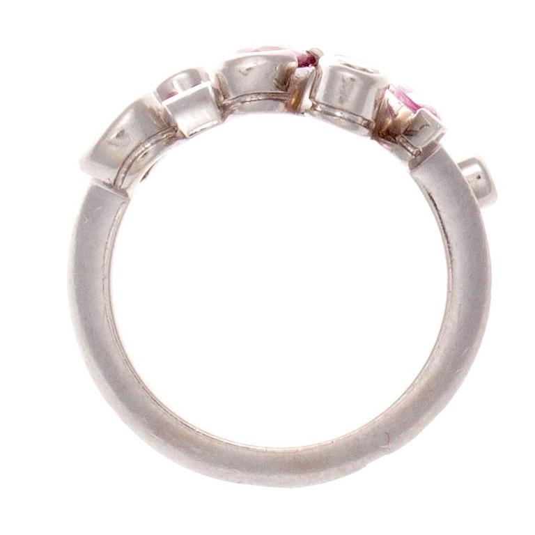 Cartier Meli Melo Pink Sapphire Platinum Ring at 1stDibs