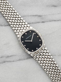 Vintage 1980s Audemars Piguet Cobra 18K White Gold Diamond Dial Manual 26mm