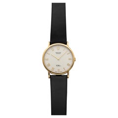 Vintage 1995 Rolex Cellini 5112 18k YG White Roman Anniversary Dial Manual 32mm