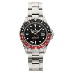 Vintage 1997 Rolex GMT-Master II 16710 Steel Coke Bezel Black Dial Auto 40mm
