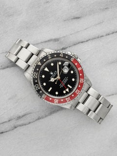 Vintage 1997 Rolex GMT-Master II 16710 Steel Coke Bezel Black Dial Auto 40mm