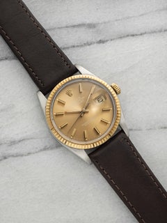 Vintage 1986 Rolex Datejust 16013 Two-Tone Mocha Dial Automatic 36mm