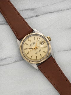 Rolex Datejust 1601 del 1974, bicolore, quadrante color limone opaco, automatico, 36 mm