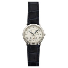 Vintage Audemars Piguet Jules Audemars 25685PT aus dem Jahr 1992, Platin, Dual Time, Automatik, 36 mm