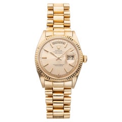 Vintage 1969 Rolex Day-Date 1803 18K Rose Gold Pink Salmon Dial Auto 36mm