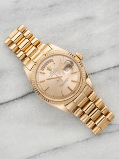 Vintage 1969 Rolex Day-Date 1803 18K Rose Gold Pink Salmon Dial Auto 36mm