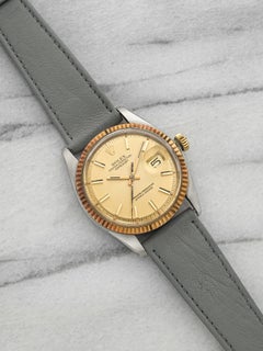 Rolex Datejust 1601 vintage del 1978, bicolore, quadrante color champagne, automatico, 36 mm