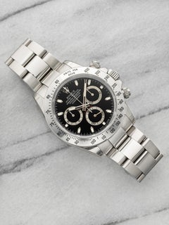 2004 Rolex Daytona 116520 Stainless Steel Black Dial Automatic 40mm