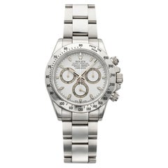 Rolex Daytona 116520 de 2008, acier inoxydable, cadran blanc « APH », automatique, 40 mm