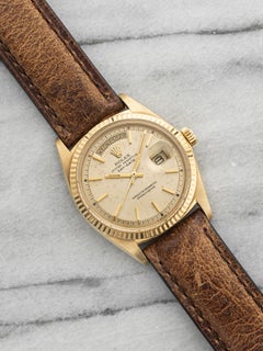 Vintage 1969 Rolex Day-Date 1803 18K Yellow Gold Champagne Dial Auto 36mm