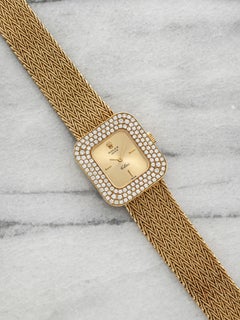 Vintage 1976 Rolex Lady Cellini 4036 18K YG Champagne Diamond Manual 23mm