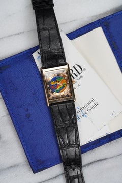Vintage 1998 Concord Year of The Dragon 18K Rose Gold Enamel Dial Manual 29mm