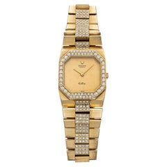 Vintage 1970s Rolex Lady Cellini 4652 18K YG Champagne Dial Manual 27mm