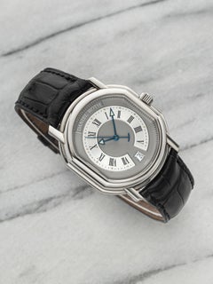 Vintage 1990s Daniel Roth Le Sentier S177 Steel Grey Guilloche Dial Auto 25mm