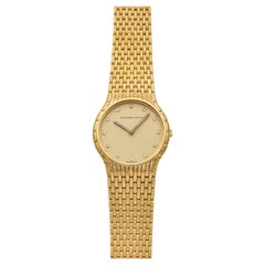 Vintage 1970s Audemars Piguet Cobra 18K Yellow Gold Diamond Dial Manual 33mm