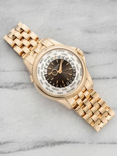 2013 Patek Philippe World Time 5130 Rose Gold Brown Dial Automatic 40mm