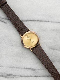 Vintage 1976 Rolex Lady Cellini 4081 18K YG Champagne Dial Manual 25mm