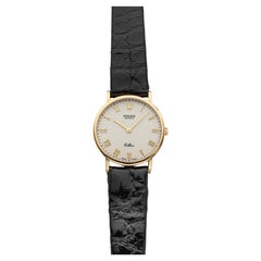 Vintage 1995 Rolex Cellini 5112 18K YG White Roman Anniversary Dial Manual 32mm