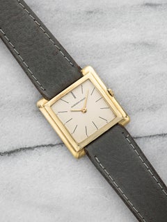 Vintage 1950s Audemars Piguet Tank 18K YG Cream Dial Manual 27mm