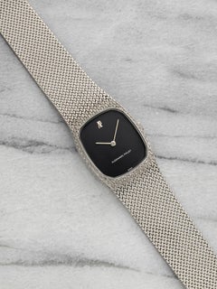 Vintage 1970s Audemars Piguet Cobra Integrated 18K WG Blue Dial Manual 27mm
