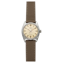 1961 Rolex Oyster Royal 6427 Stainless Steel Patina White Dial Manual 34 mm