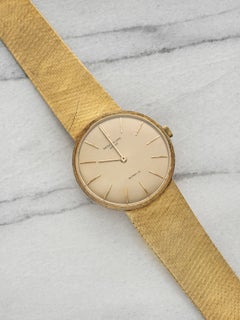 Vintage 1970s Patek Philippe Calatrava 3246 18K YG Gübelin Dial Manual 32mm