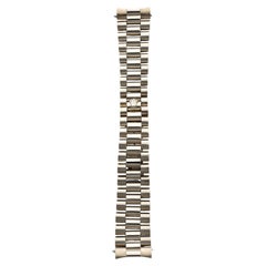 Bracelet Rolex President vintage des années 1980 - Or blanc 18 carats, 20 mm