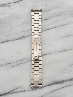 Bracelet Rolex President vintage des années 1980 - Or blanc 18 carats, 20 mm