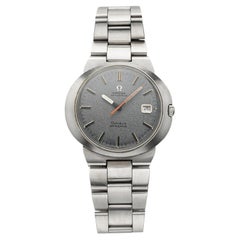 Vintage Omega Geneve Dynamic aus den 1970er Jahren, 166.039, stahlgraues Zifferblatt, Automatik, 41 mm