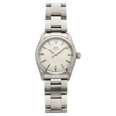 Vintage 1963 Rolex Speedking 6430 Stainless Steel Silver Dial Manual 31mm