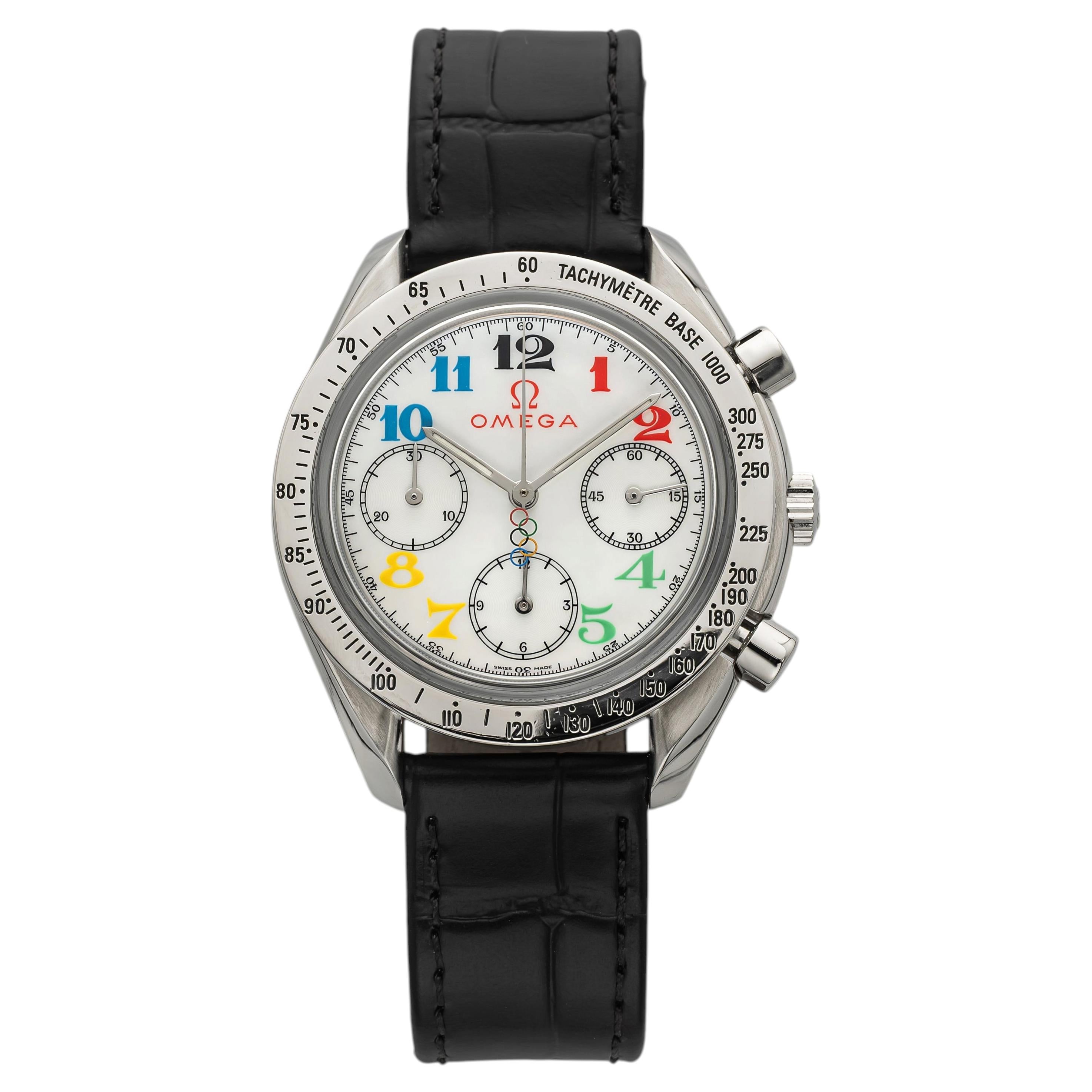 Pre-owned Omega 2012  Olympic Collection 3836.70.36 Steel Mother Of Pearl Dial Auto 41mm In Multiple