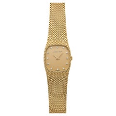 Audemars Piguet Cobra, Jahrgang 1985, 18 Karat Gelbgold, champagnerfarbenes Zifferblatt mit Diamanten, Handaufzug, 27 mm