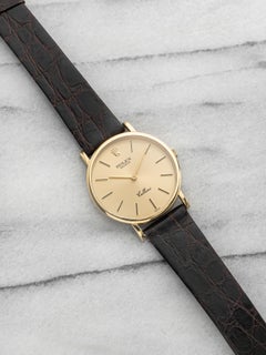 Vintage 1990s Rolex Cellini 5112 18K Yellow Gold Champagne Dial Manual 32mm