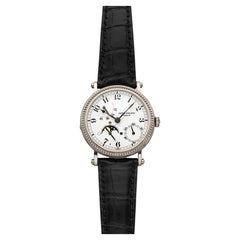 Vintage 1990s Patek Philippe Complications 5015G 18K WG Moonphase Dial Auto 35mm