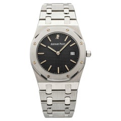 Vintage 1990s Audemars Piguet Royal Oak 56175ST Steel Grey Dial Quartz 33mm