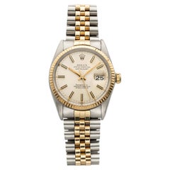 Vintage 1981 Rolex Datejust 16013 Two-Tone Silver Tiffany & Co. Dial Auto 36mm