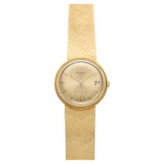 Vintage 1970s Patek Philippe Calatrava 3445 18K YG Champagne Dial Auto 35mm