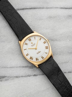 Vintage 1995 Rolex Cellini 4133 18K Yellow Gold White Roman Dial Manual 31mm