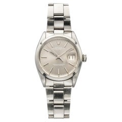 Vintage 1968 Rolex Oyster Perpetual Date 1500 Steel Grey Dial Auto 34mm