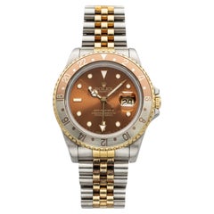 Vintage 1988 Rolex GMT-Master II 16713 Two-Tone Brown "Root Beer" Dial Auto 40mm