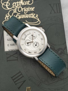 2000s Audemars Piguet Jules Audemars 25961BC 18K WG Silver Dial Manual 36mm